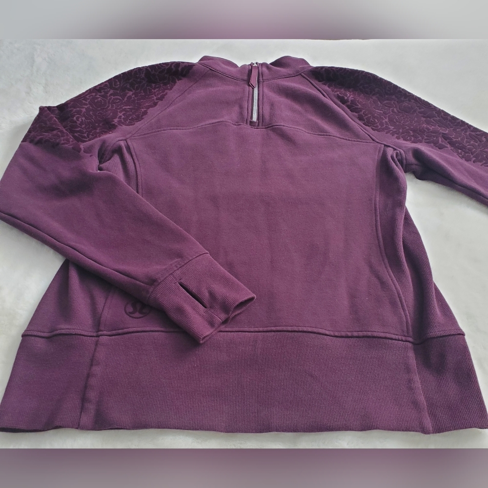 Lululemon Purple Sweatshirt - Size 10 - Picture 14 of 15